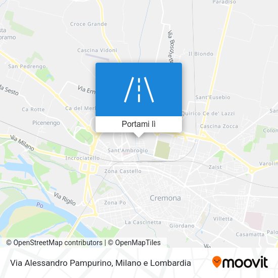 Mappa Via Alessandro Pampurino