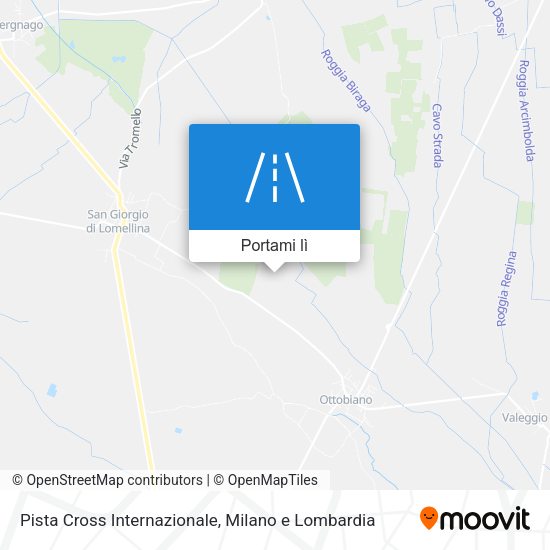 Mappa Pista Cross Internazionale