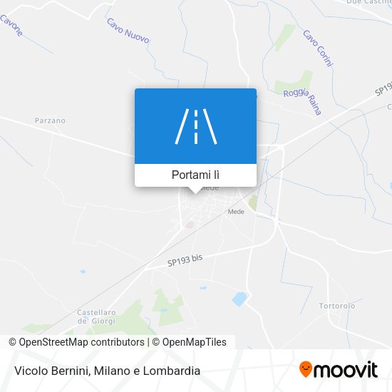 Mappa Vicolo Bernini