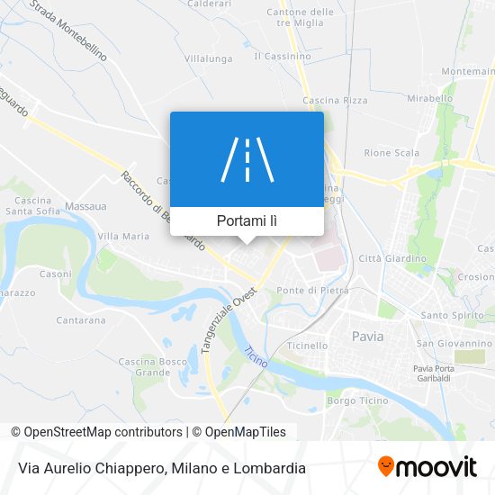 Mappa Via Aurelio Chiappero