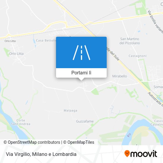 Mappa Via Virgilio