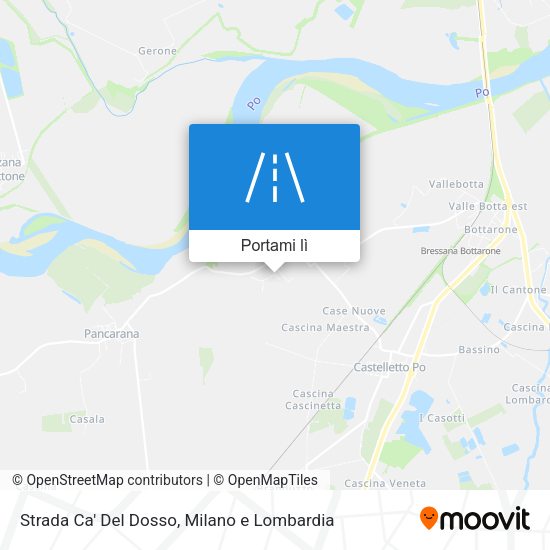 Mappa Strada Ca' Del Dosso