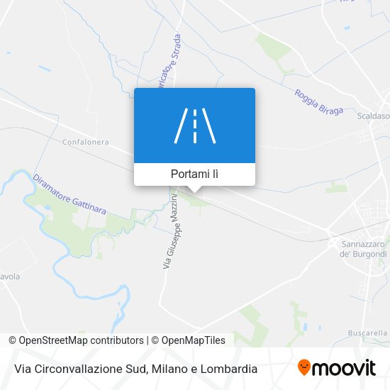 Mappa Via Circonvallazione Sud