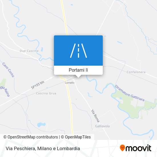 Mappa Via Peschiera