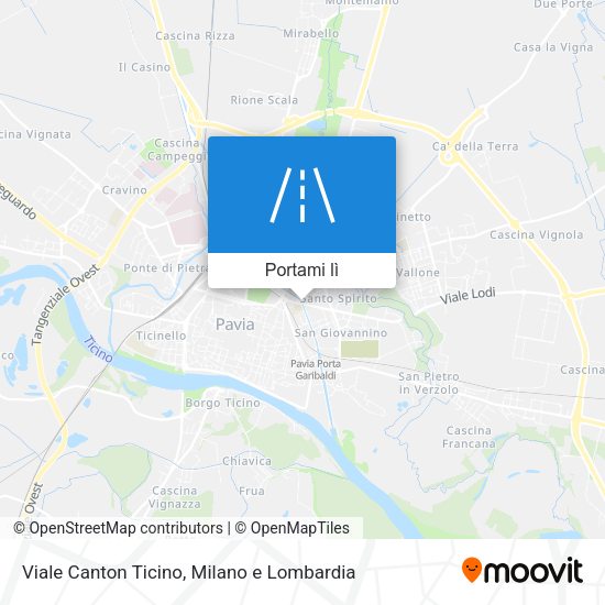 Mappa Viale Canton Ticino