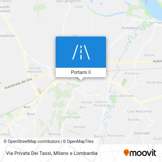 Mappa Via Privata Dei Tassi