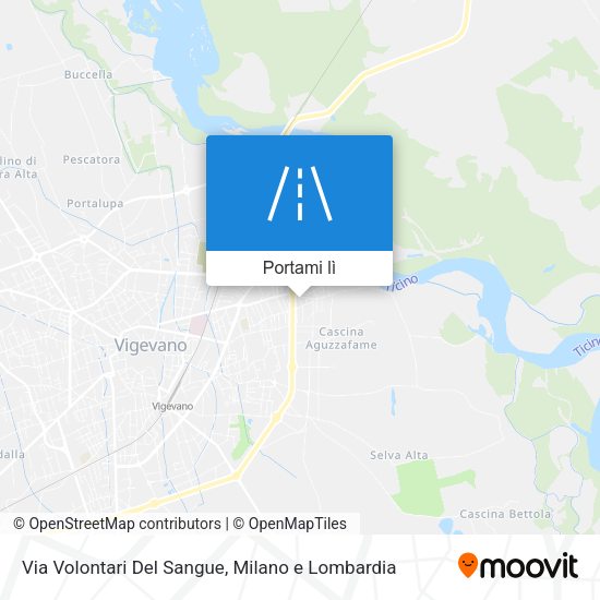 Mappa Via Volontari Del Sangue