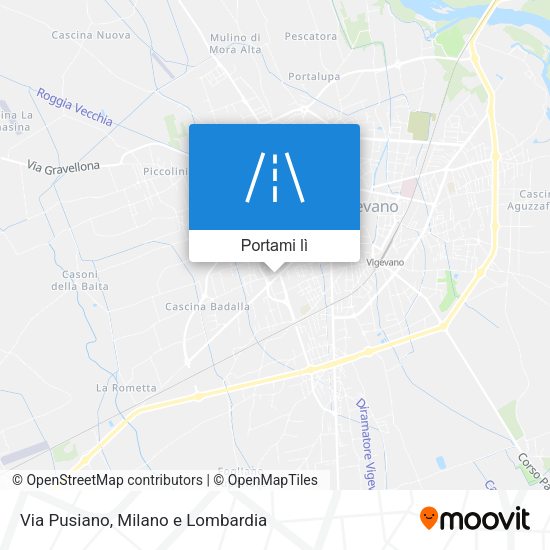 Mappa Via Pusiano