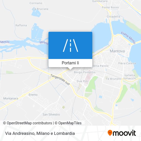 Mappa Via Andreasino