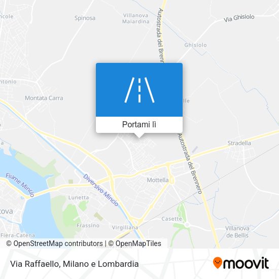 Mappa Via Raffaello
