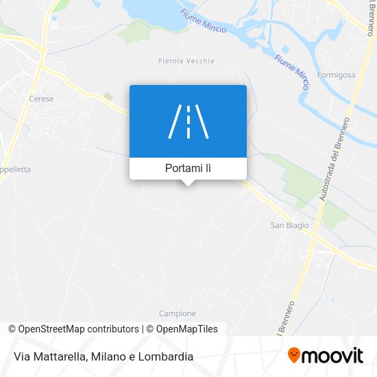 Mappa Via Mattarella