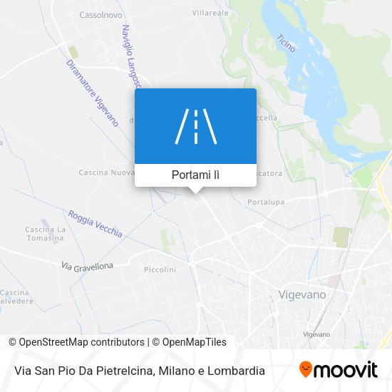 Mappa Via San Pio Da Pietrelcina