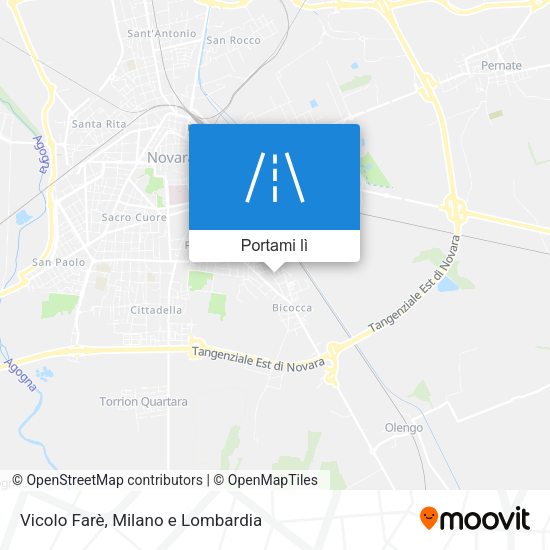 Mappa Vicolo Farè