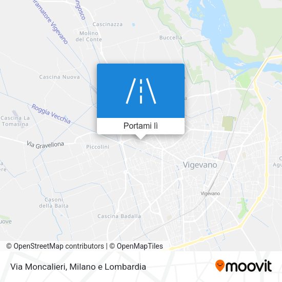 Mappa Via Moncalieri