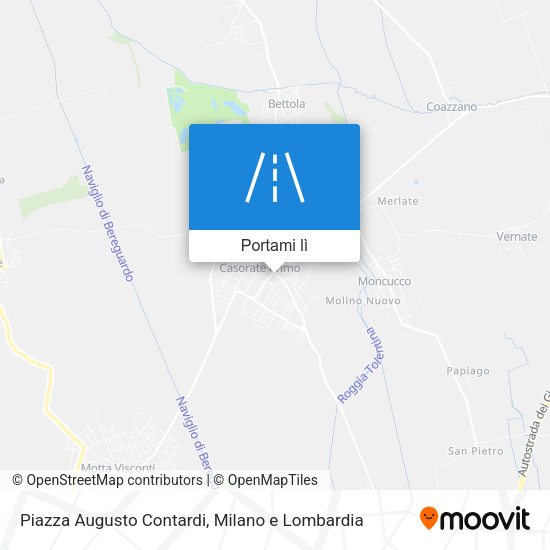 Mappa Piazza Augusto Contardi