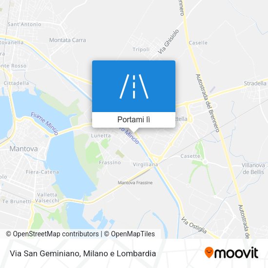 Mappa Via San Geminiano