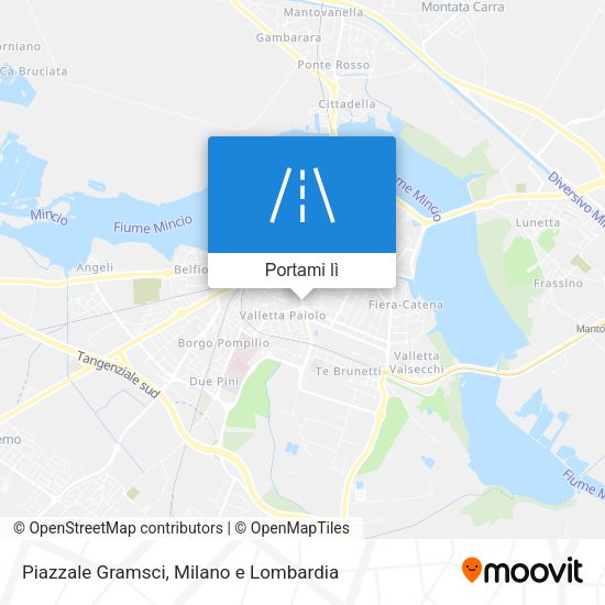 Mappa Piazzale Gramsci