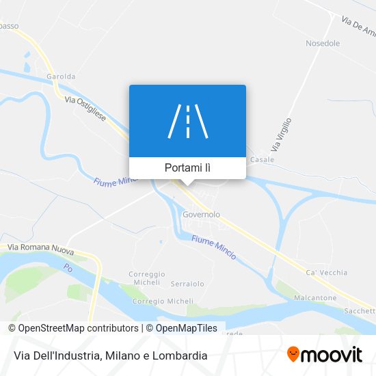 Mappa Via Dell'Industria