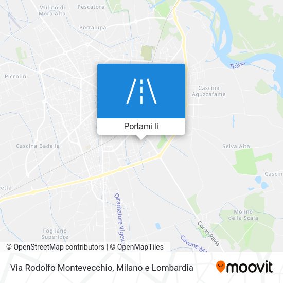 Mappa Via Rodolfo Montevecchio