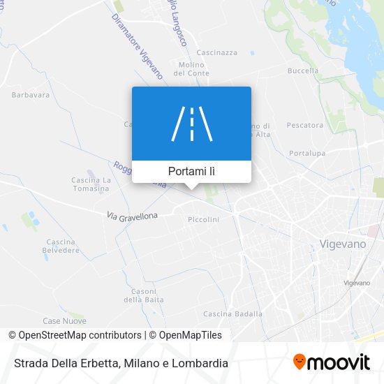 Mappa Strada Della Erbetta