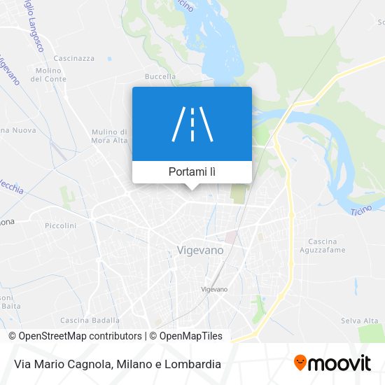 Mappa Via Mario Cagnola