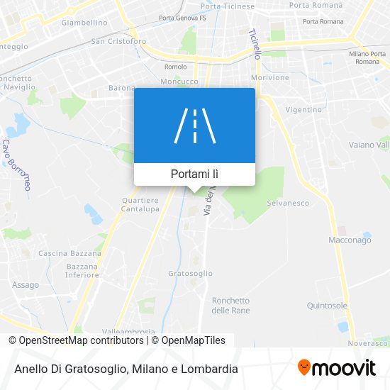 Mappa Anello Di Gratosoglio