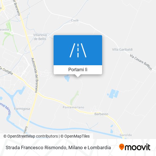 Mappa Strada Francesco Rismondo