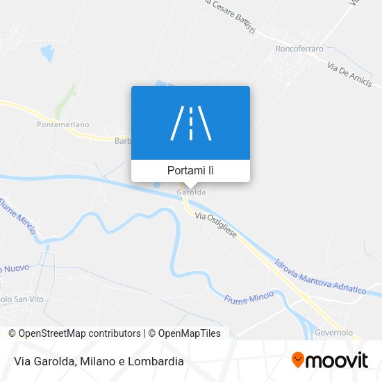 Mappa Via Garolda