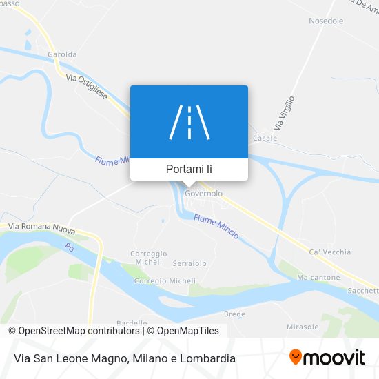 Mappa Via San Leone Magno