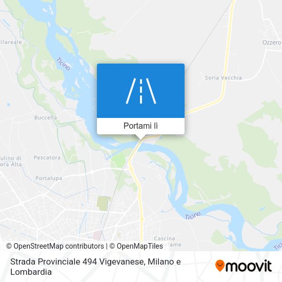 Mappa Strada Provinciale 494 Vigevanese