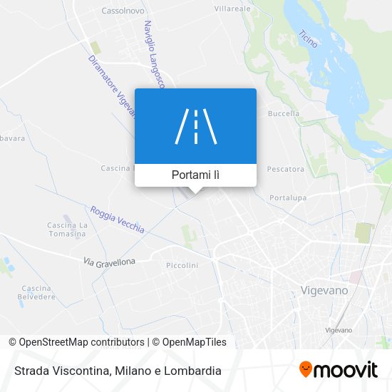 Mappa Strada Viscontina