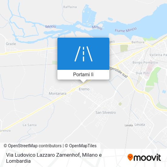Mappa Via Ludovico Lazzaro Zamenhof