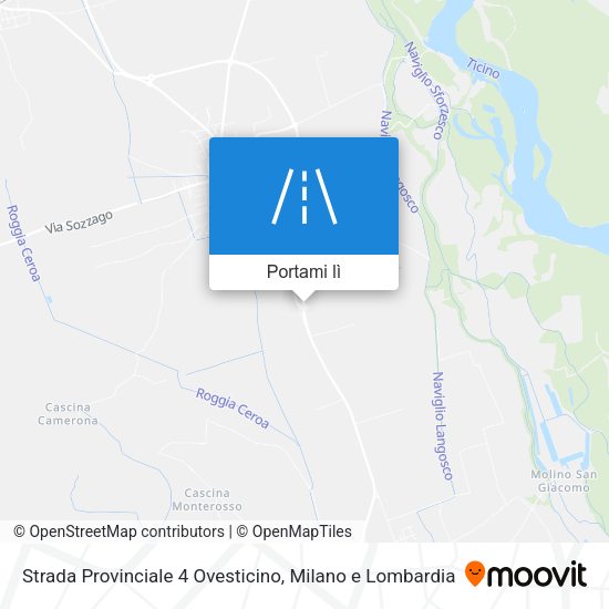 Mappa Strada Provinciale 4 Ovesticino
