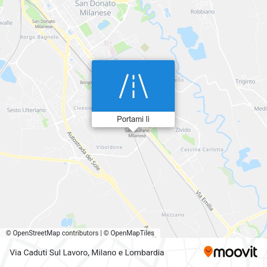 Mappa Via Caduti Sul Lavoro