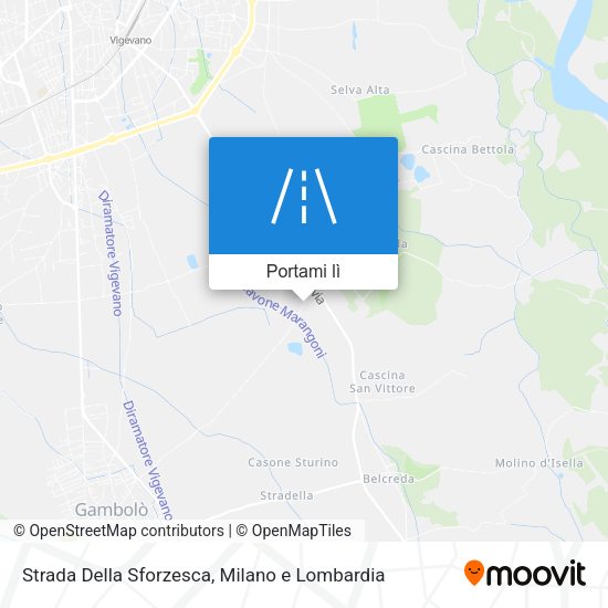 Mappa Strada Della Sforzesca