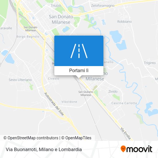 Mappa Via Buonarroti