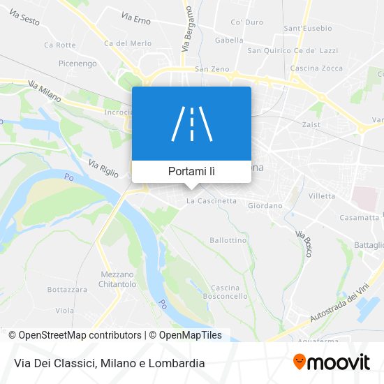 Mappa Via Dei Classici