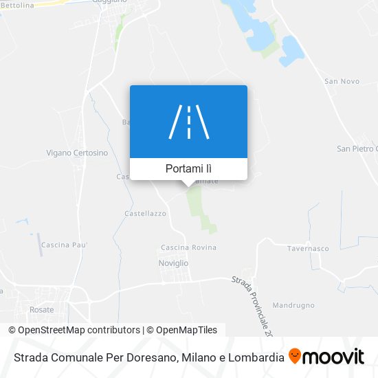 Mappa Strada Comunale Per Doresano