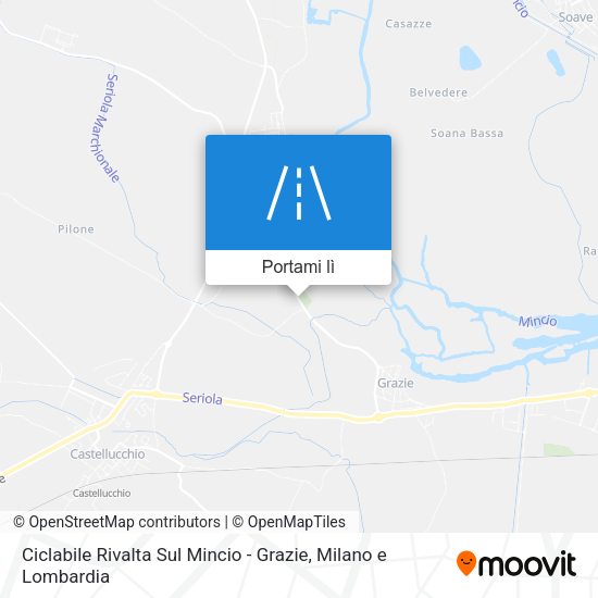 Mappa Ciclabile Rivalta Sul Mincio - Grazie
