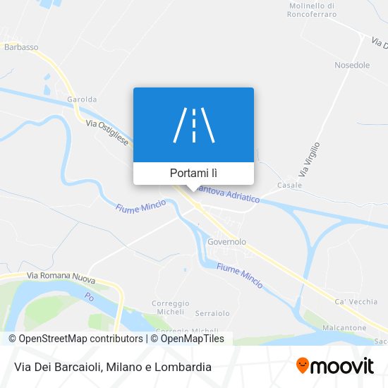 Mappa Via Dei Barcaioli
