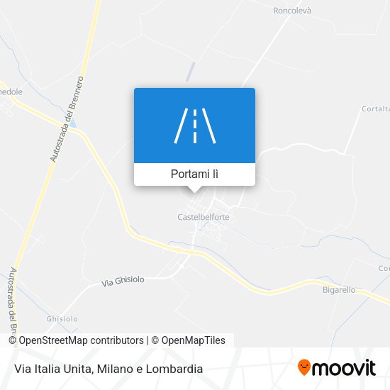 Mappa Via Italia Unita