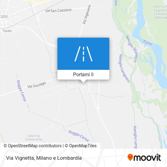 Mappa Via Vignetta