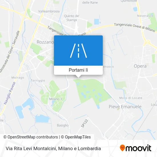 Mappa Via Rita Levi Montalcini