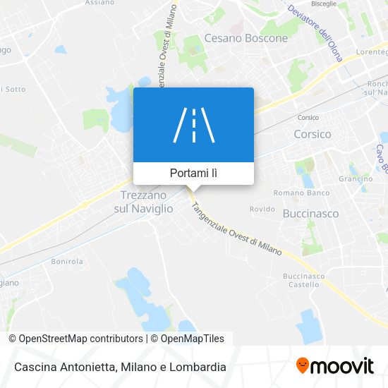 Mappa Cascina Antonietta
