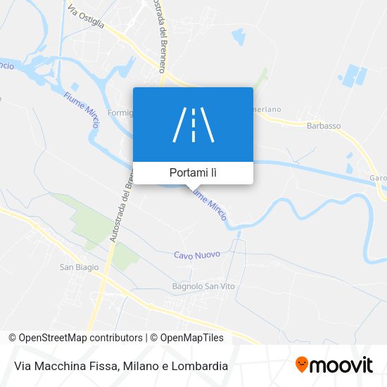 Mappa Via Macchina Fissa