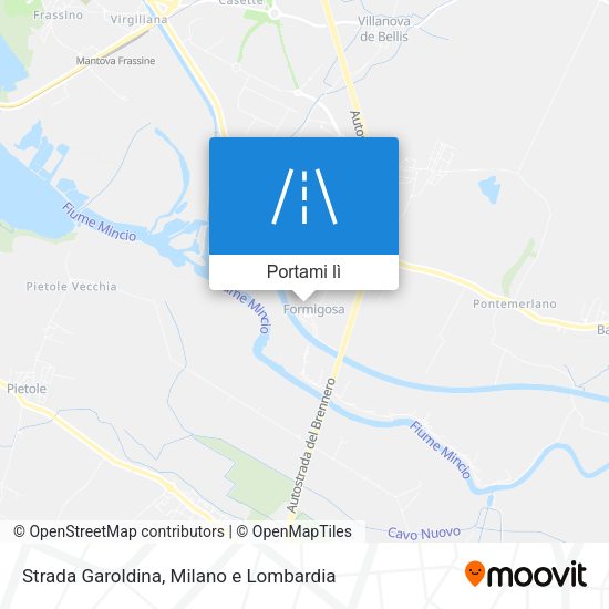 Mappa Strada Garoldina