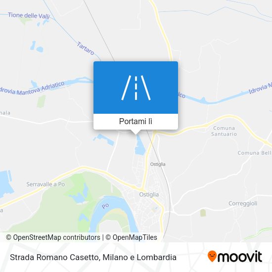 Mappa Strada Romano Casetto