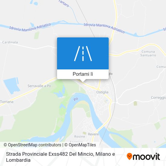 Mappa Strada Provinciale Exss482 Del Mincio