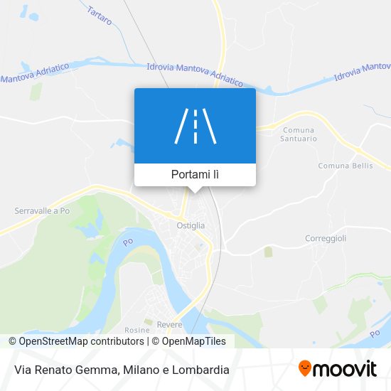 Mappa Via Renato Gemma