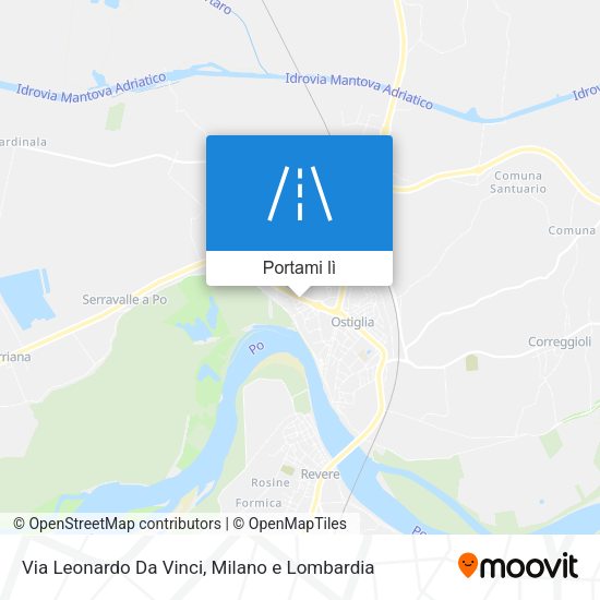 Mappa Via Leonardo Da Vinci